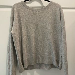 Gap grey scoop neck sweater